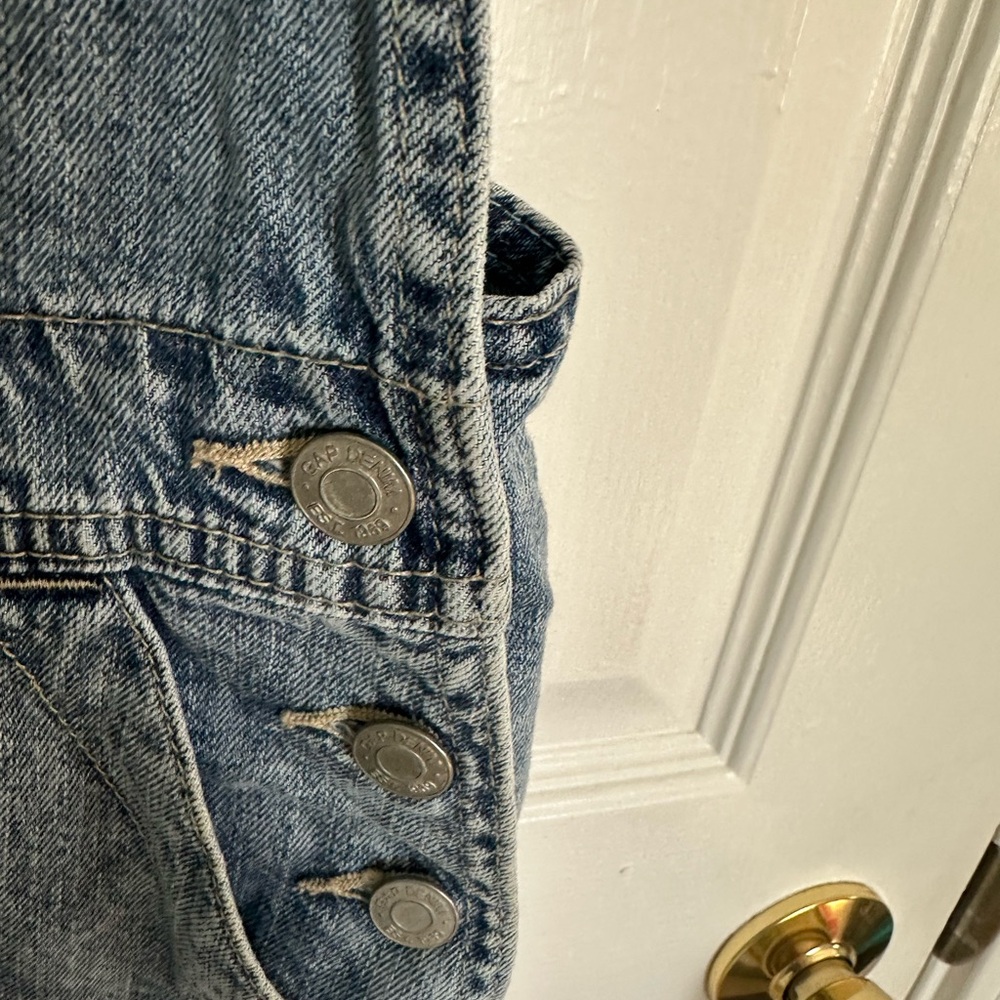 GAP Blue Denim Women Jeans Overalls - Picture 3 of 8